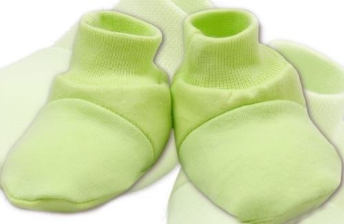 Botičky/ponožtičky BAVLNA - sv. zelené/pistacie