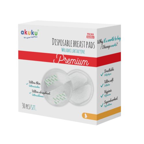 Vložky do podprsenky AKUKU - 30 ks (1)