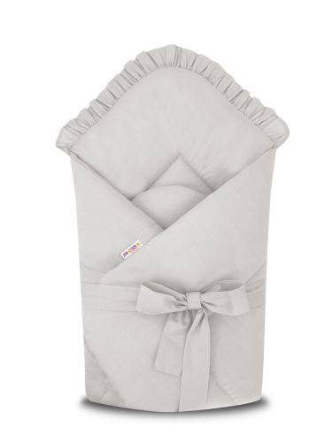 Rychlozavinovačka s volánkem a stuhou Royal - sv.šedá, Baby Nellys