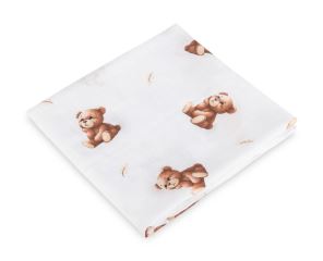 Mušelínová plena 70×80 cm – Teddy Beige (1)